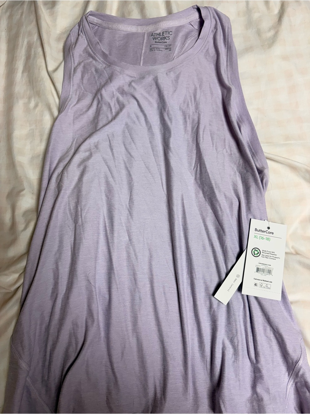 Athletic Works Light Lavender Women's Tank Top